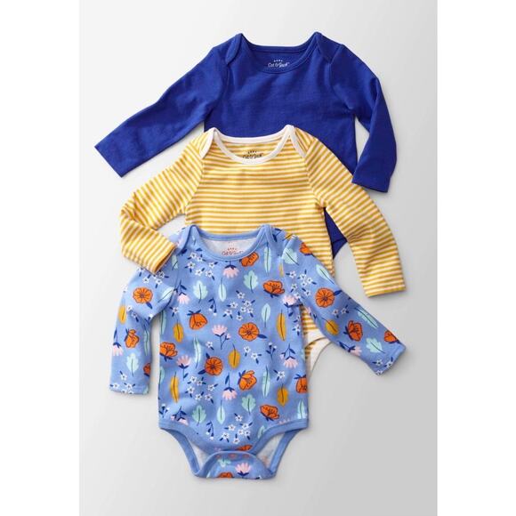 Set of 3 NWT Cat & Jack 6-9 Month bodysuit - Picture 1 of 6